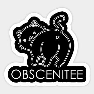 Obscenity (OBSCENITEE Brand) Sticker